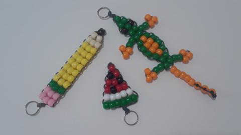 Pony Bead Keychains