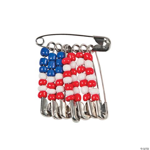 Flag bead pin