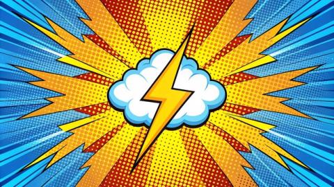 comic lightning bolt