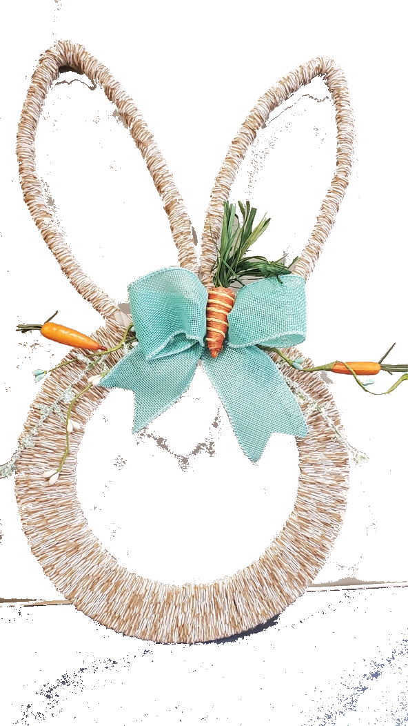 easter bunny wreath